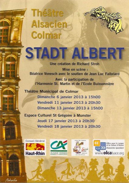 Affiche ou première photo de Stadt Albert, saison 2012-2013
